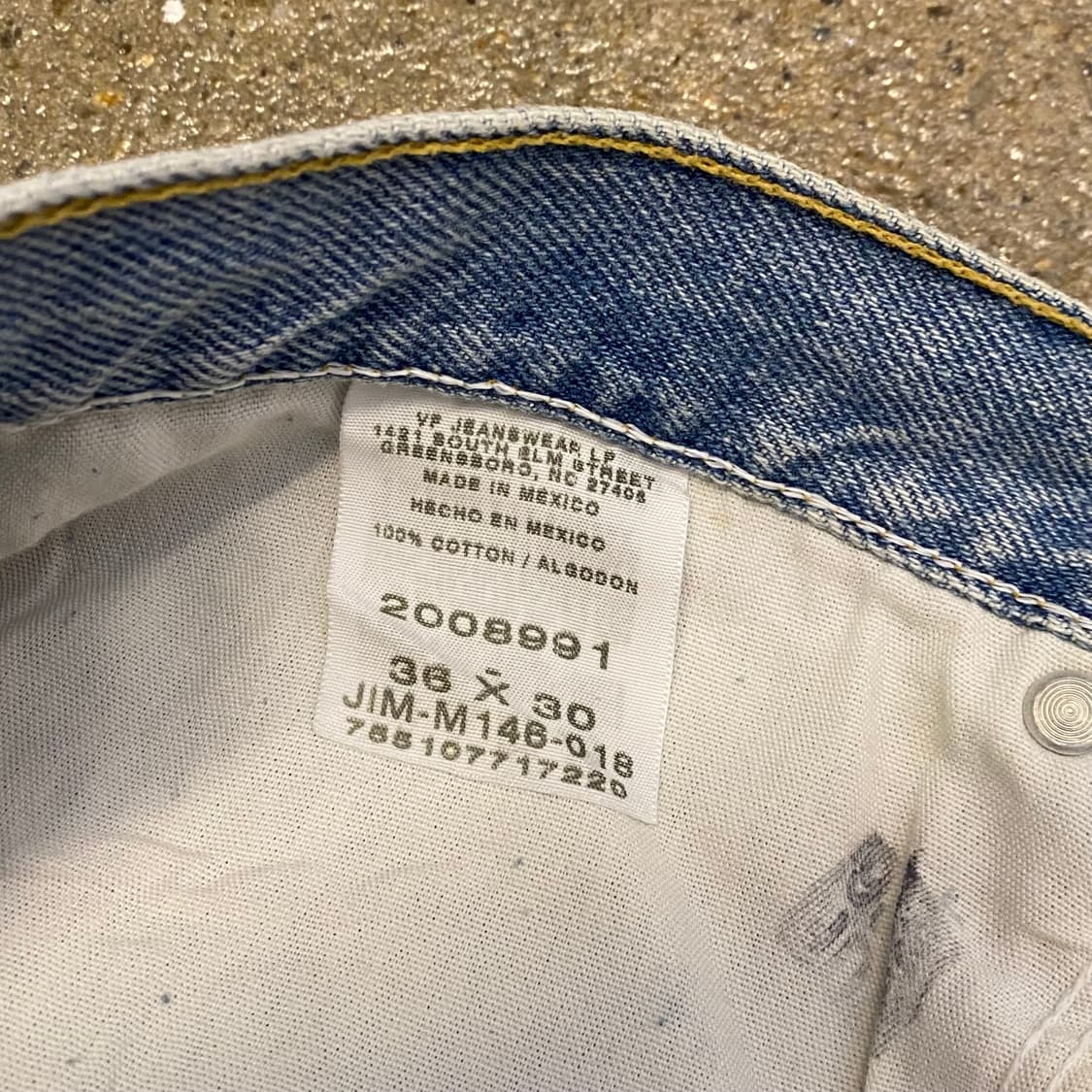 빈티지 Lee 리 레귤러 핏 청바지 상품이미지4