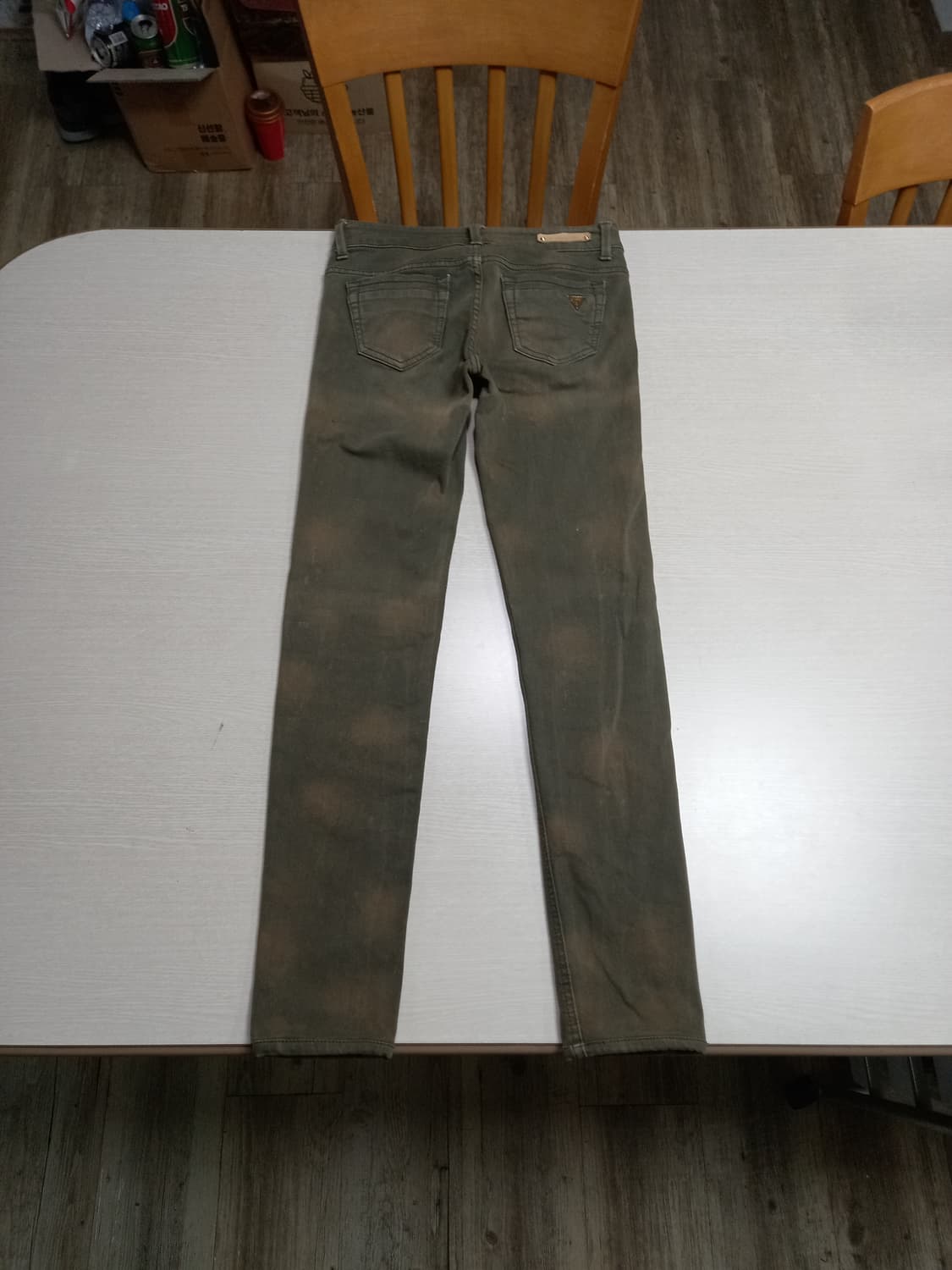 25 GUESS Berverly Ankle 스판스키니 카키 25-304 상품이미지2