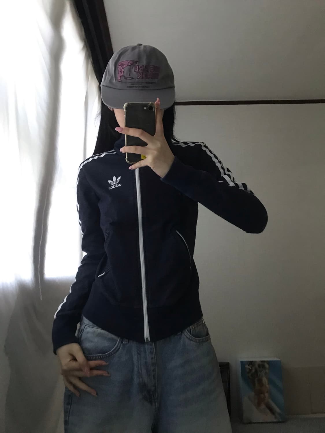 아디다스 딱붙핏 데님 져지 상품이미지2