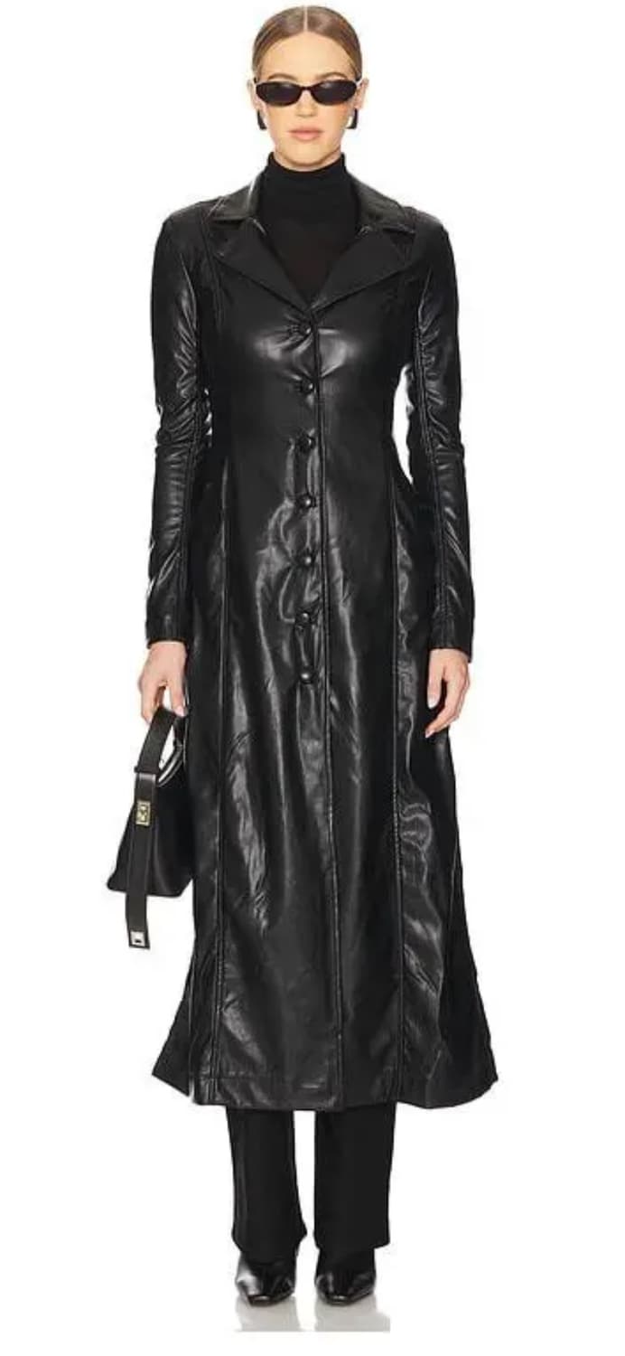 Weworewhat 레더 코트 가죽 코트 상품이미지1