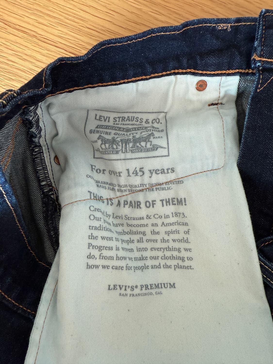 리바이스(Levi's) 프리미엄 데님 팬츠 상품이미지6