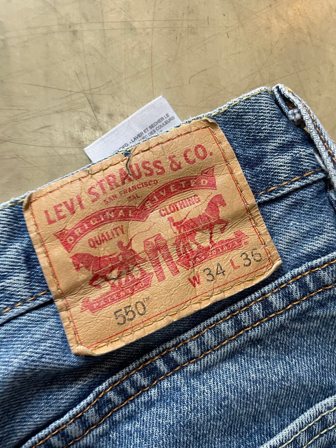 리바이스 550 34x36 (기장,허리 수선) 상품이미지5