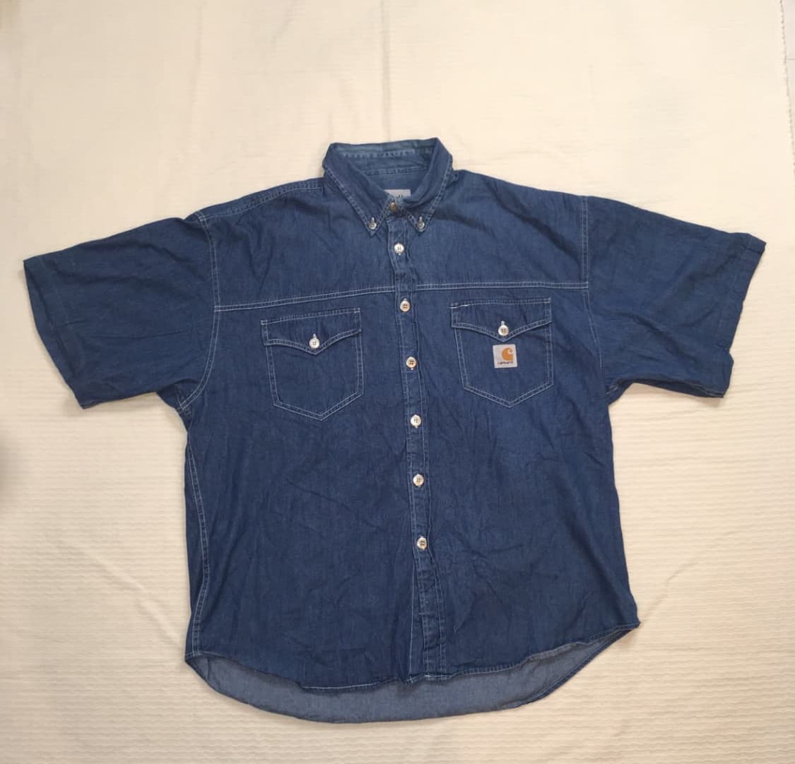 칼하트 데님 반팔 셔츠 상품이미지4