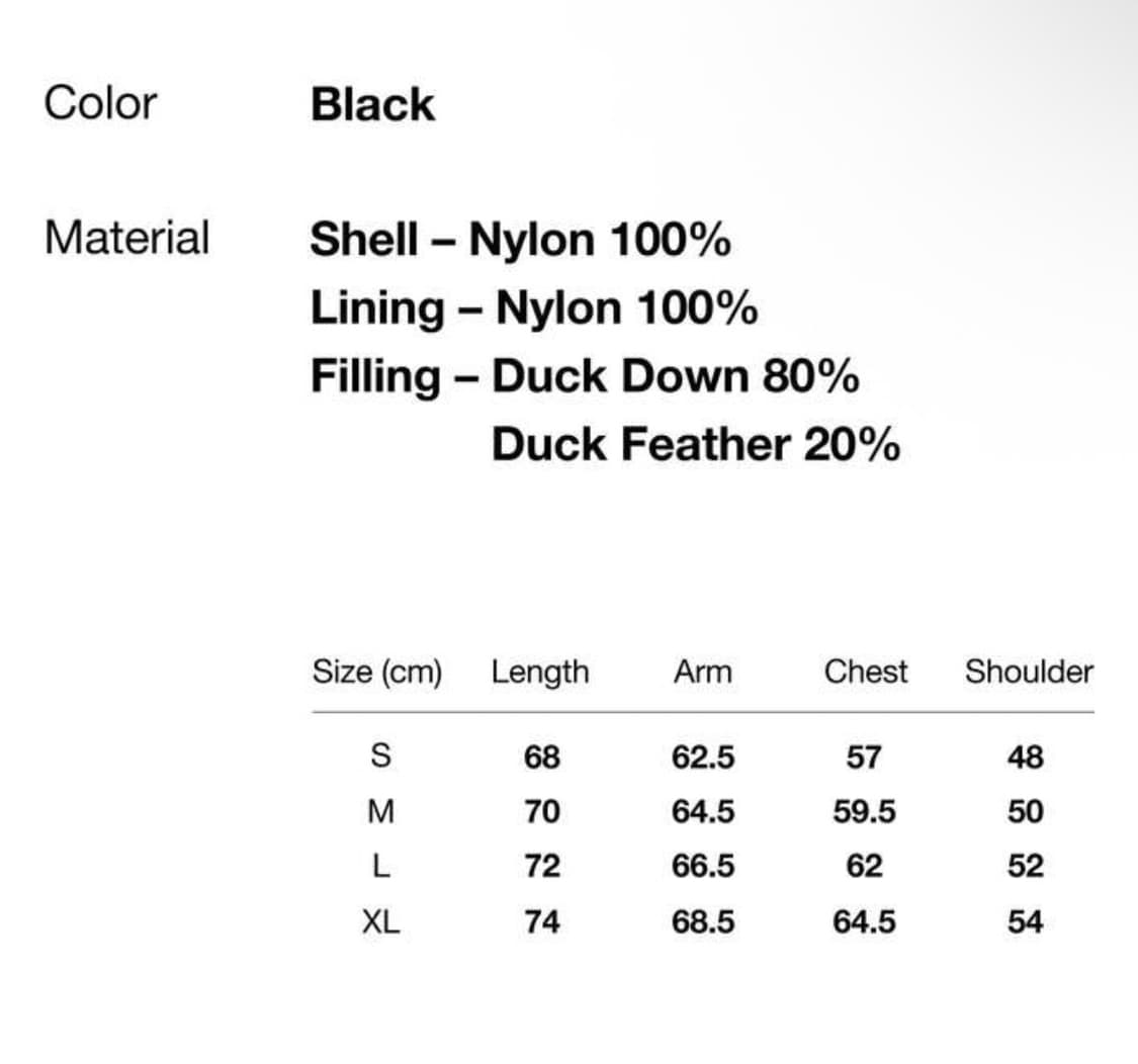 [XL] 디스이즈네버댓 x 그레이트풀 데드 라이트 다운 블랙 새상품 상품이미지3