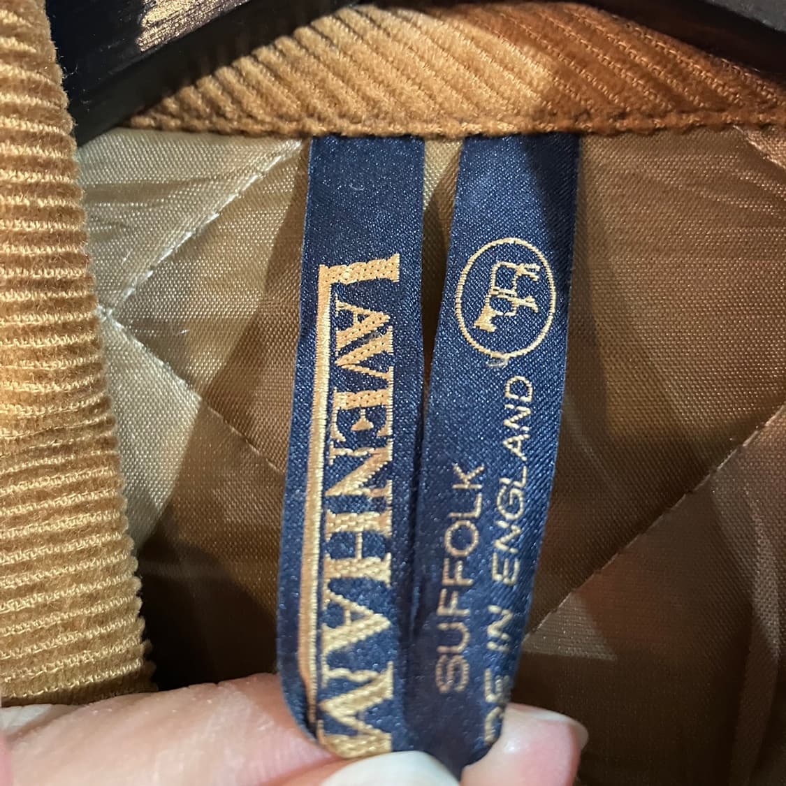 라벤헴 코듀로이 퀄팅 후드자켓 상품이미지5