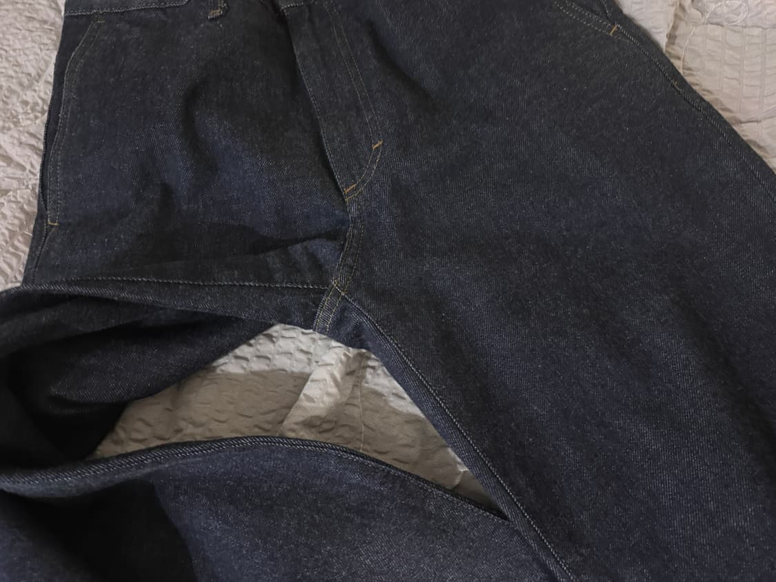 포터리 원워시드 스트레이트 데님 블루2 0사이즈 상품이미지5