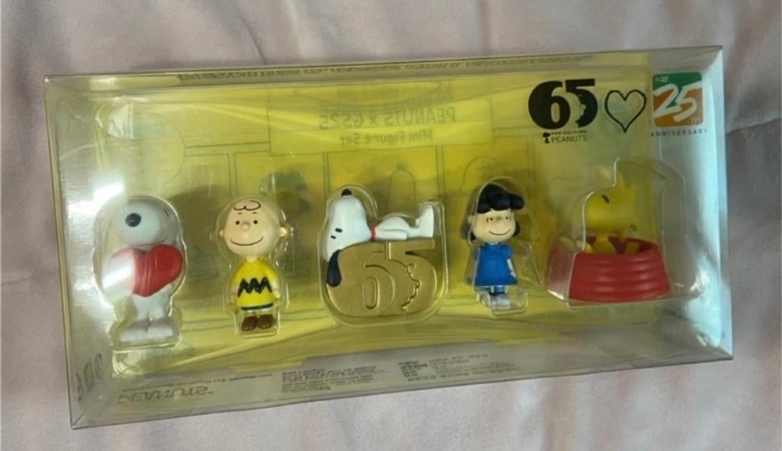 피너츠 스누피 피규어 5종 상품이미지1