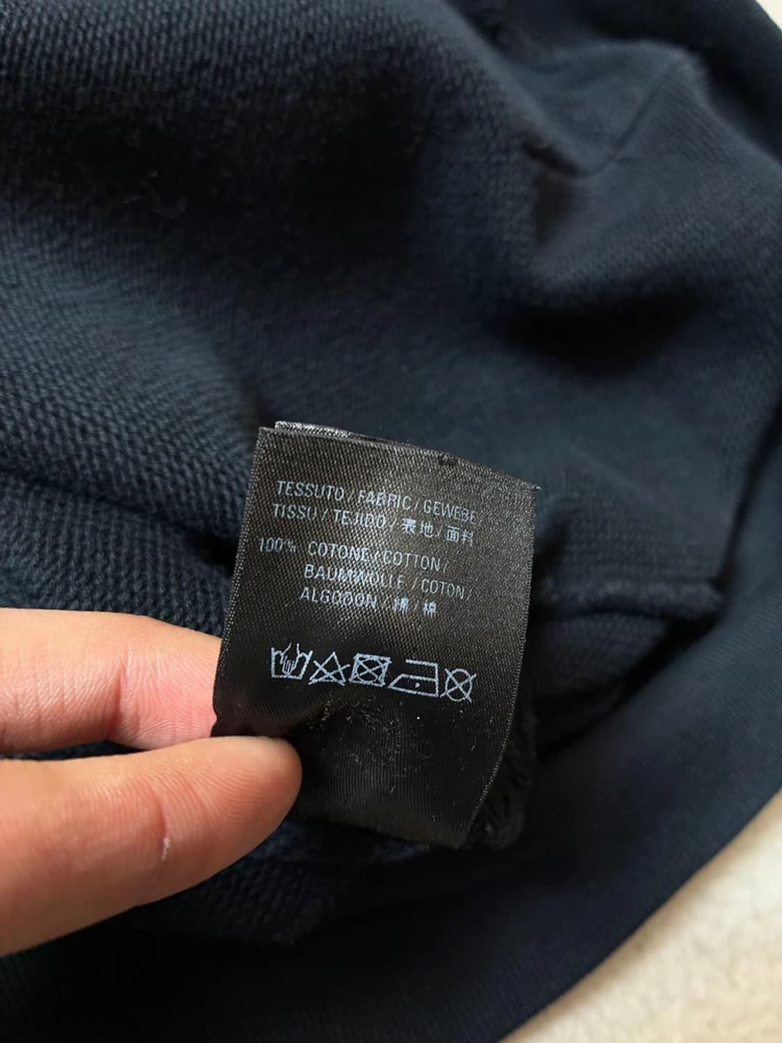 발렌시아가 블랙 BB 로고 오버핏 후드 티셔츠 PN6660    상품이미지8