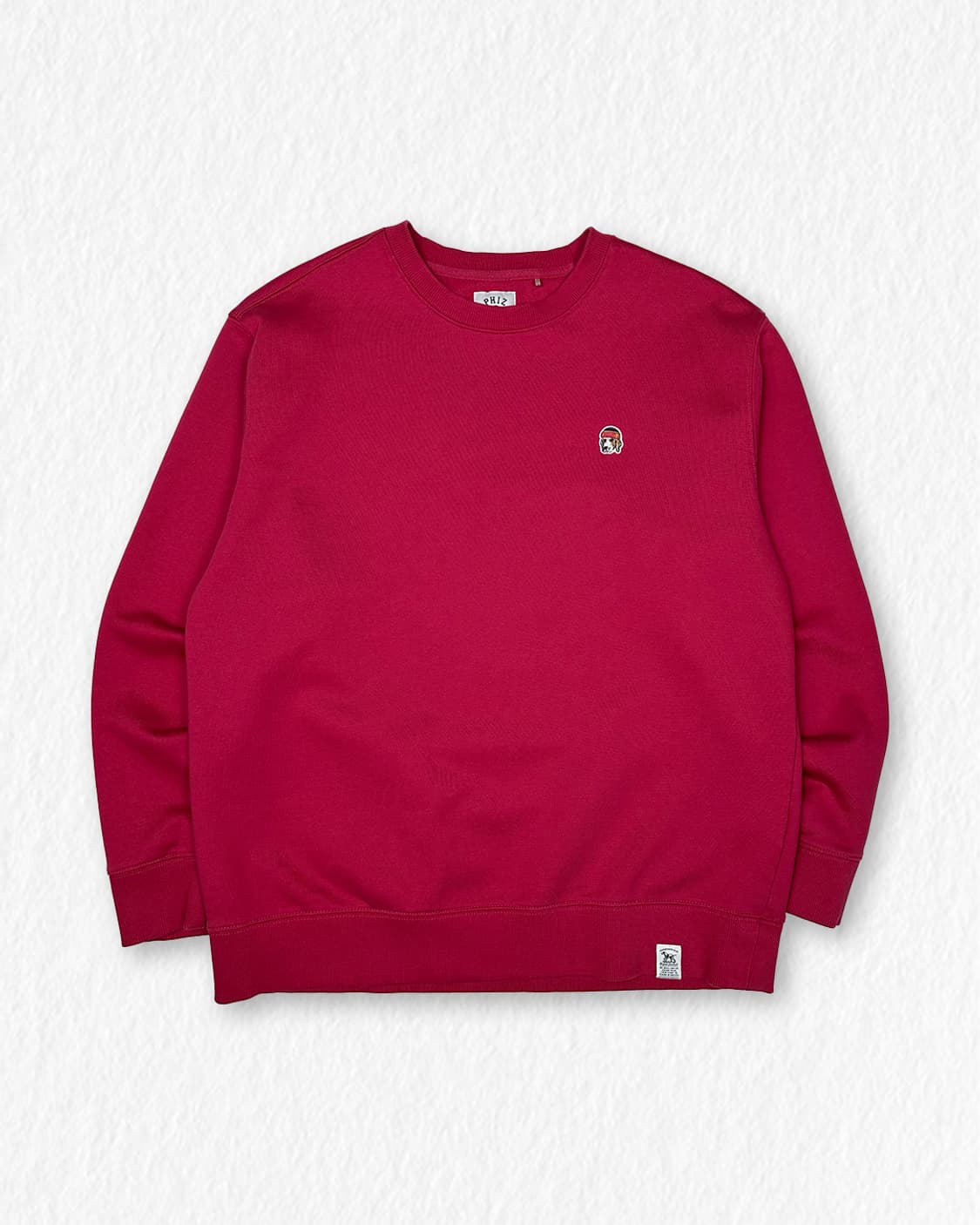 헤지스 피즈 맨투맨 핫핑크 상품이미지1