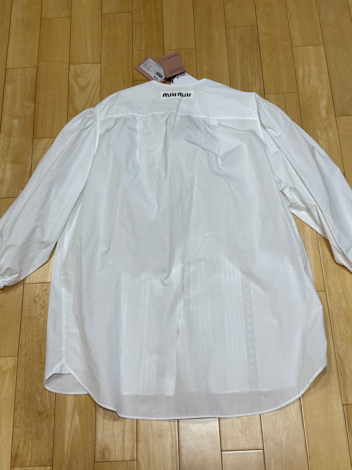 미우미우 리본 로고 미니 원피스 새상품 상품이미지8