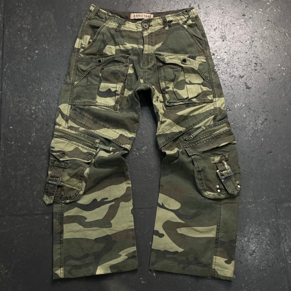 32  빈티지 밀리터리 카고팬츠 상품이미지1
