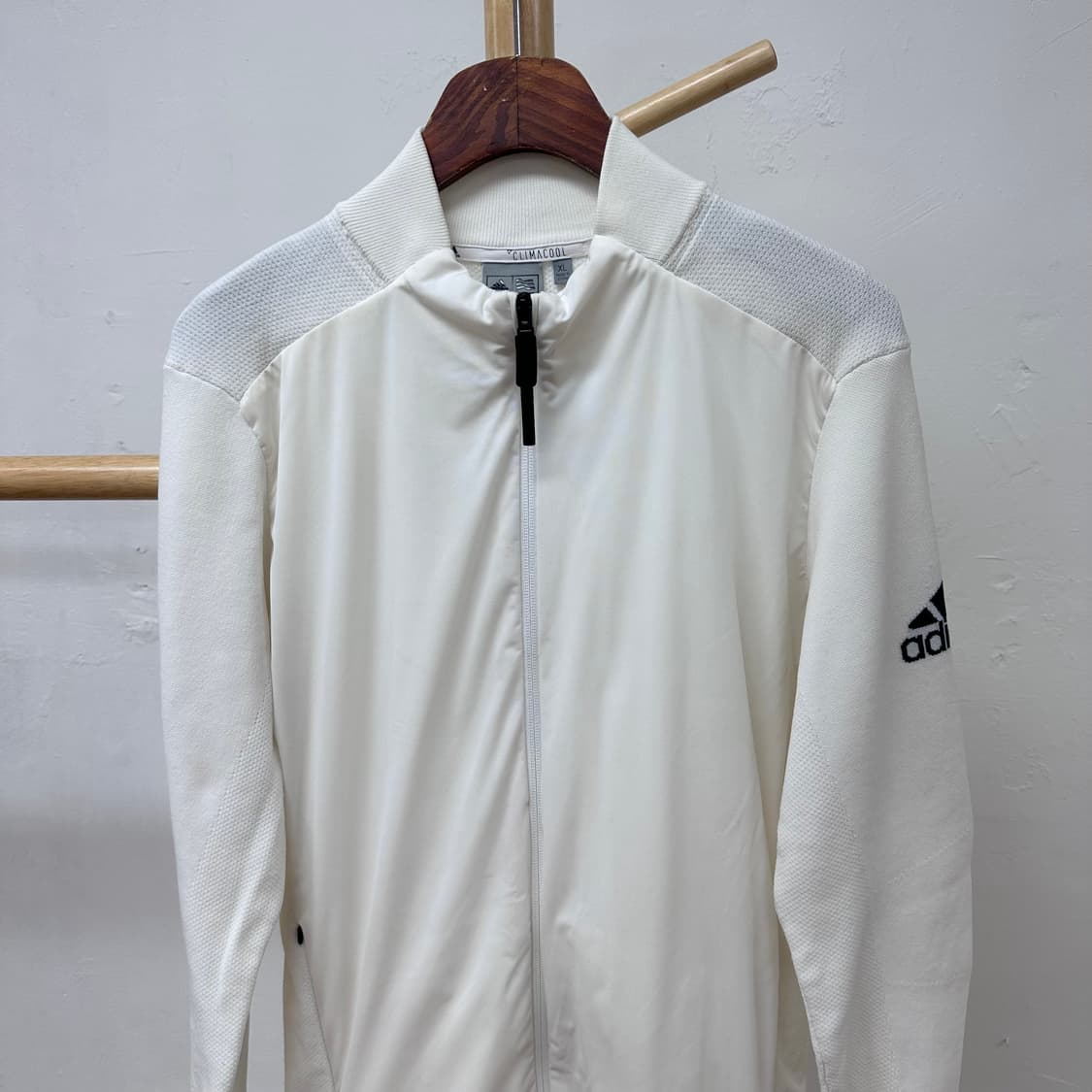 아디다스 adidas 화이트 니트 집업 자켓 J22 상품이미지2