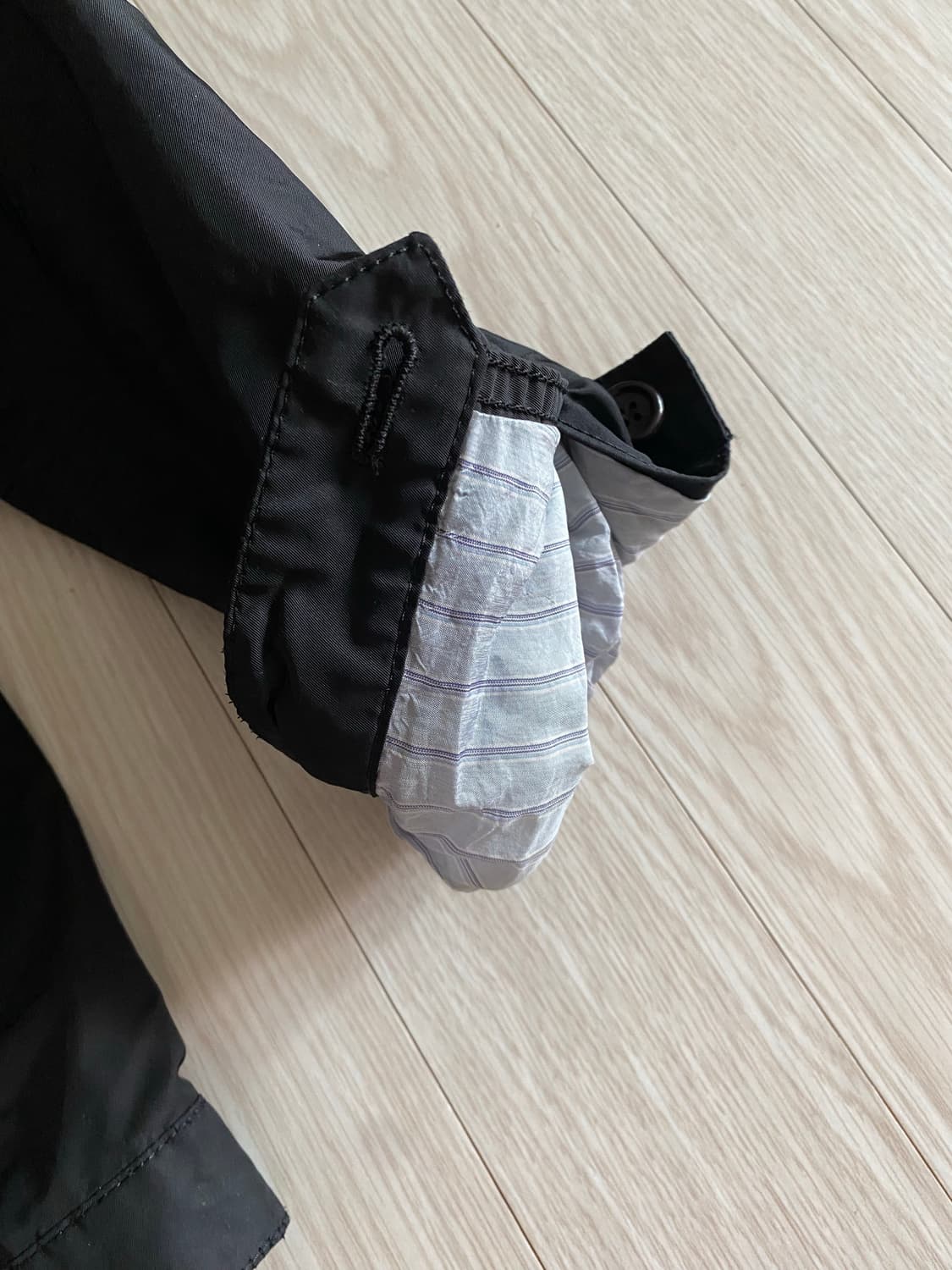 [M] 꼼데가르송 옴므 나일론 지퍼 블루종 상품이미지6