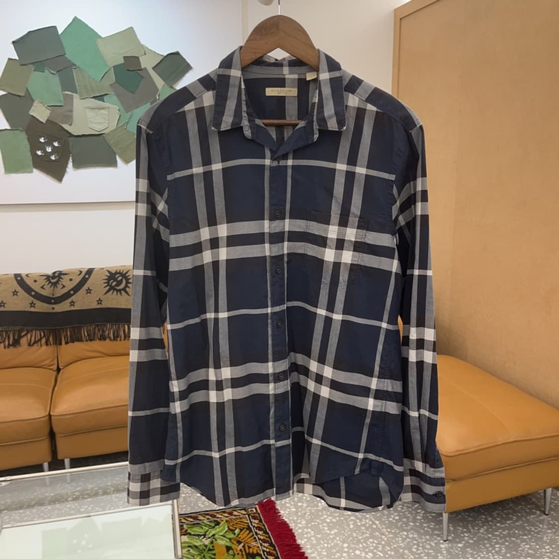 버버리 정품 캐주얼 체크 긴팔 셔츠 95 C06294 상품이미지2