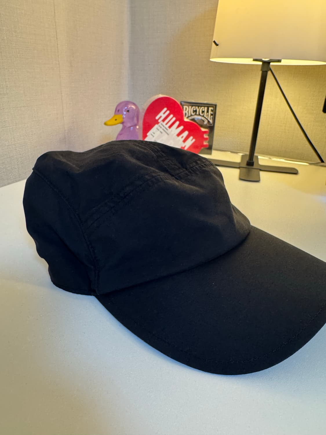 [L]몽벨 아웃도어 원 포인트 볼캡  블랙 상품이미지4