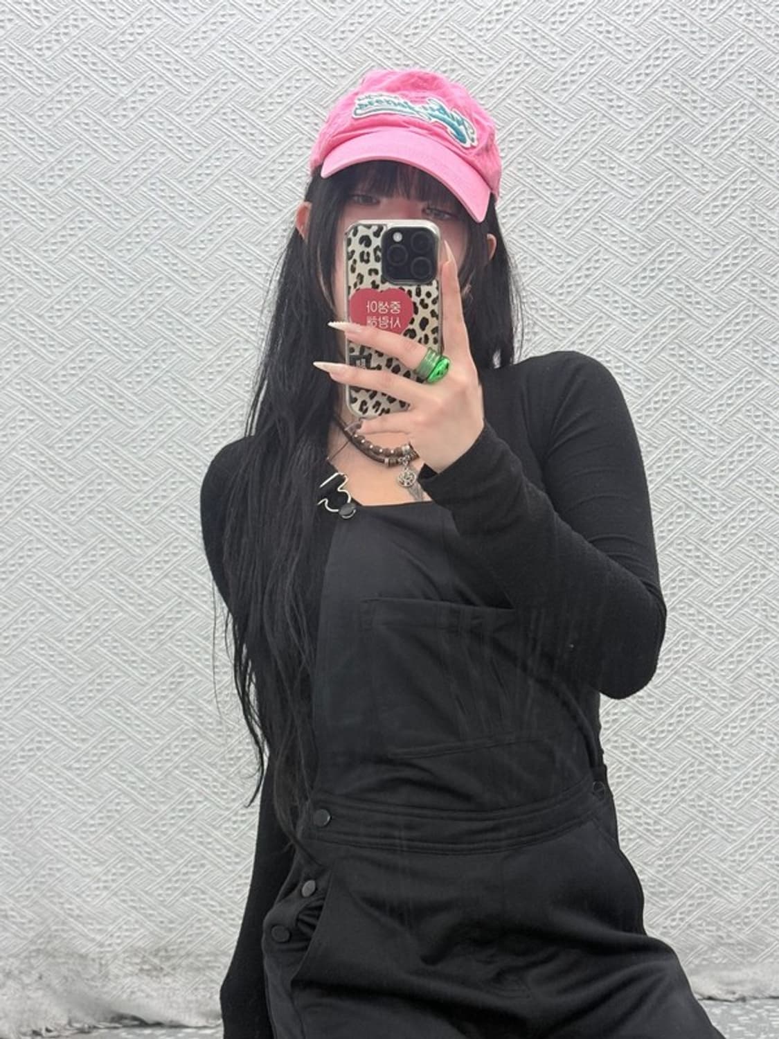 푸부 FUBU Y2K 대장급 00's 핫핑크 볼캡 C08512 상품이미지2