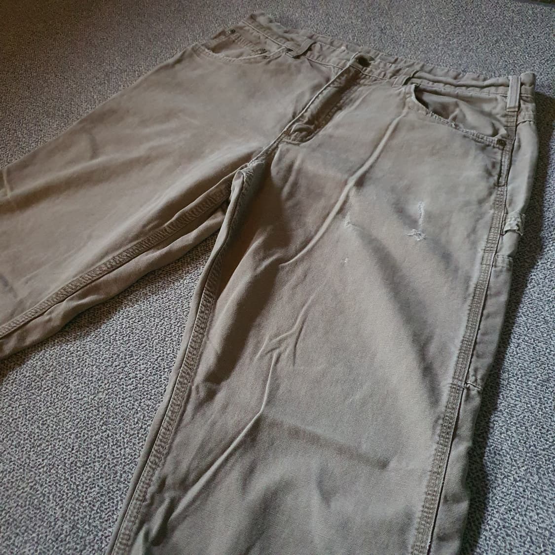 칼하트 B159 루즈 핏 캔버스 카펜터 팬츠 no.73 상품이미지2