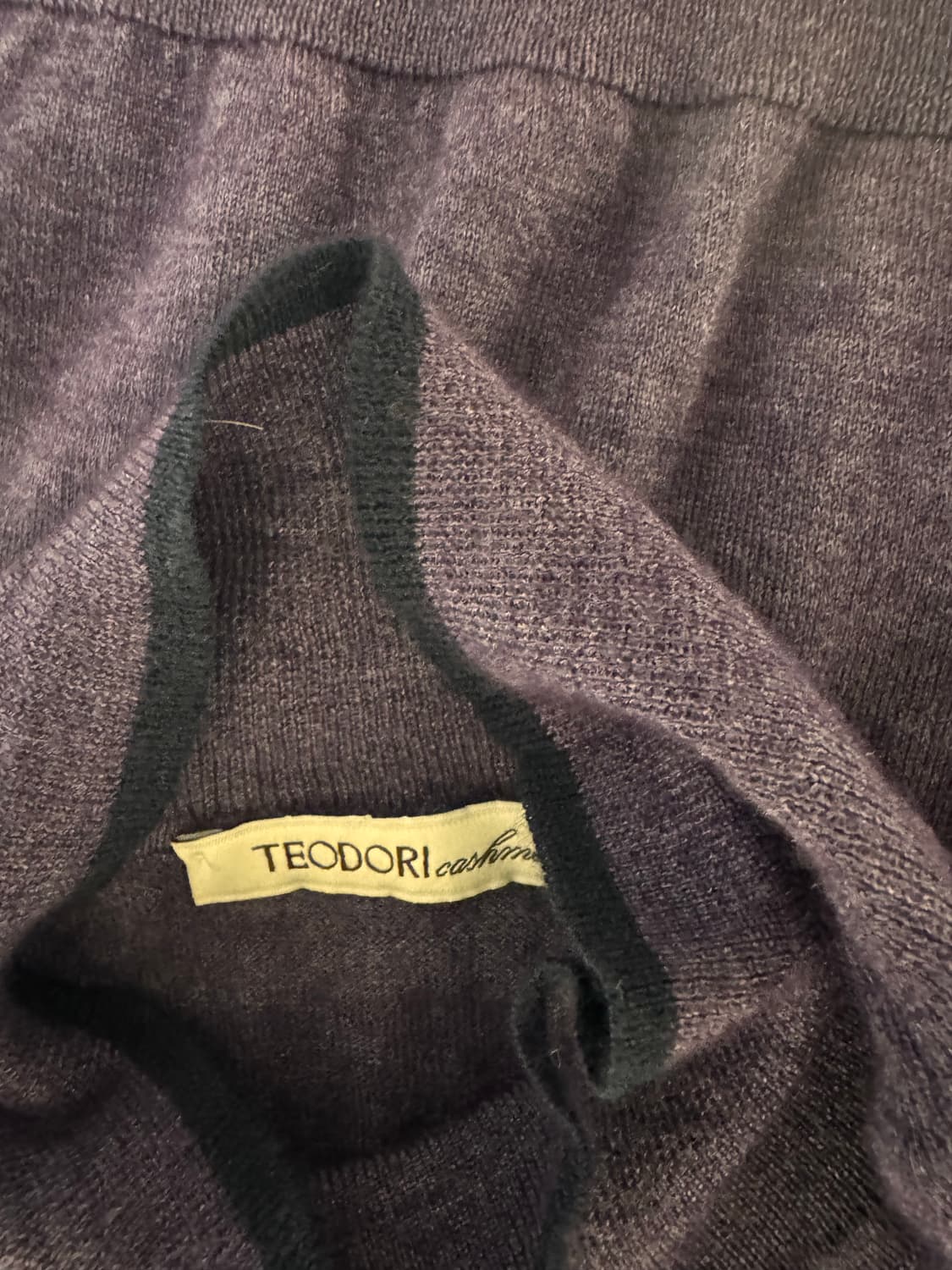 테오도리 Teodori  모크넥 캐시미어  니트 50 상품이미지3