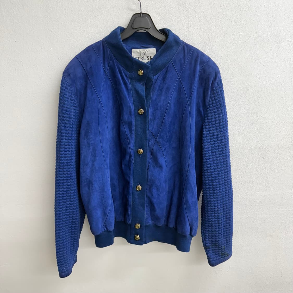 Made italy이태리 90s etruski 블루 가디건 42 상품이미지1