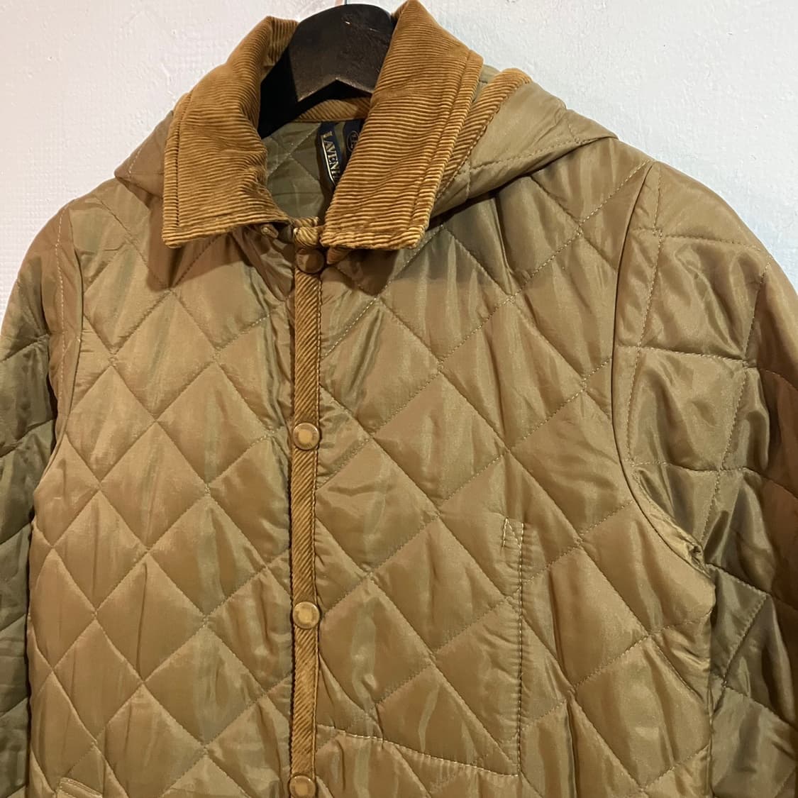 라벤헴 코듀로이 퀄팅 후드자켓 상품이미지4