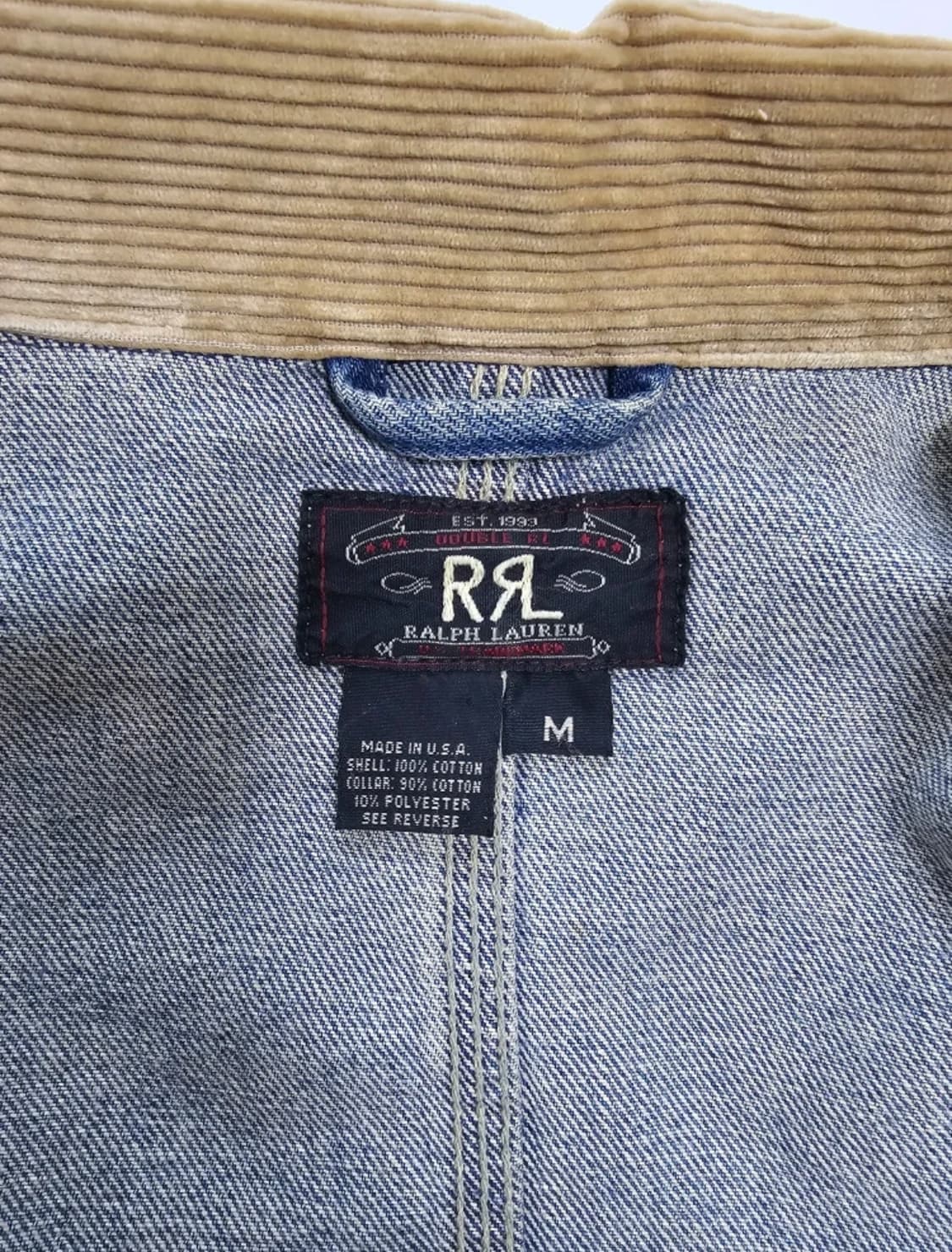 더블알엘 RRL 덩가리 데님 자켓 M 상품이미지3