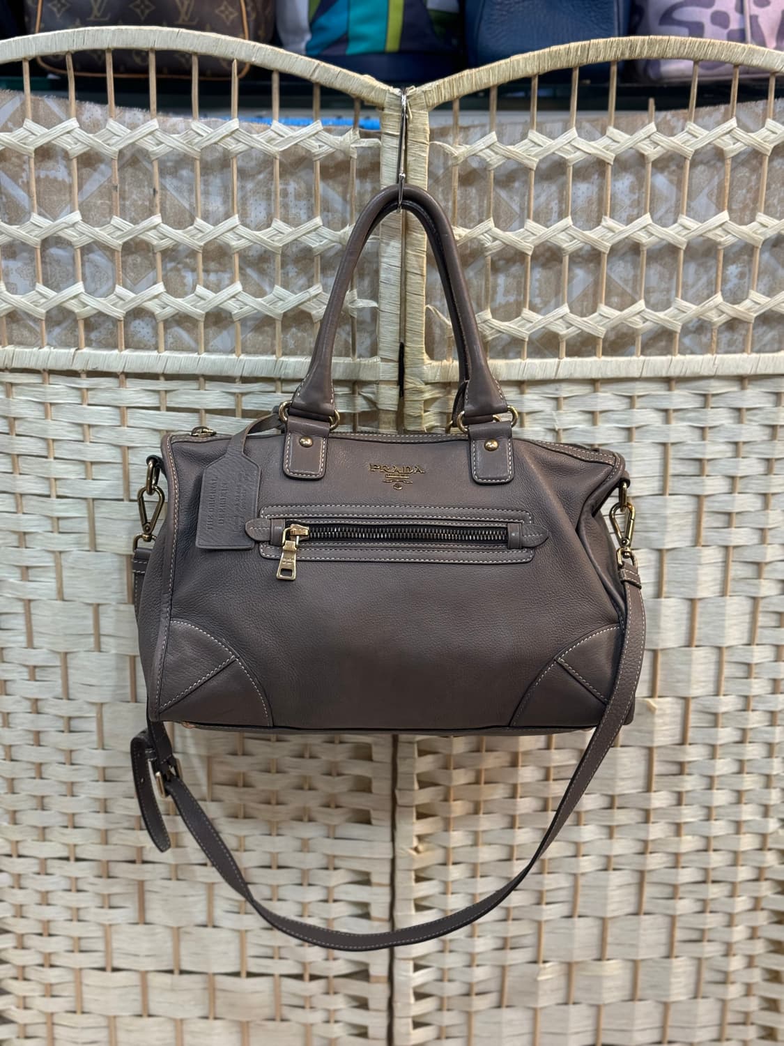 정품 프라다 비텔로 다이노 2way백 팝니다 상품이미지1