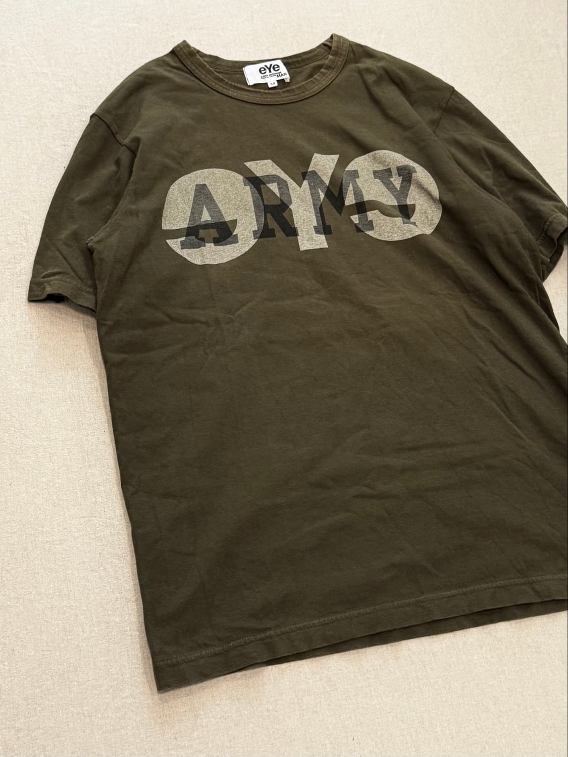 준야와타나베 eYe 11ss ARMY 로고 티셔츠 상품이미지2