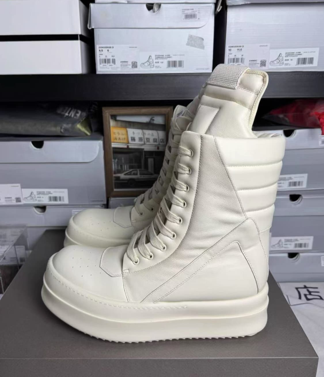 릭오웬스 지오바스켓 메가범퍼 밀크 42 미시착 새상품 상품이미지1