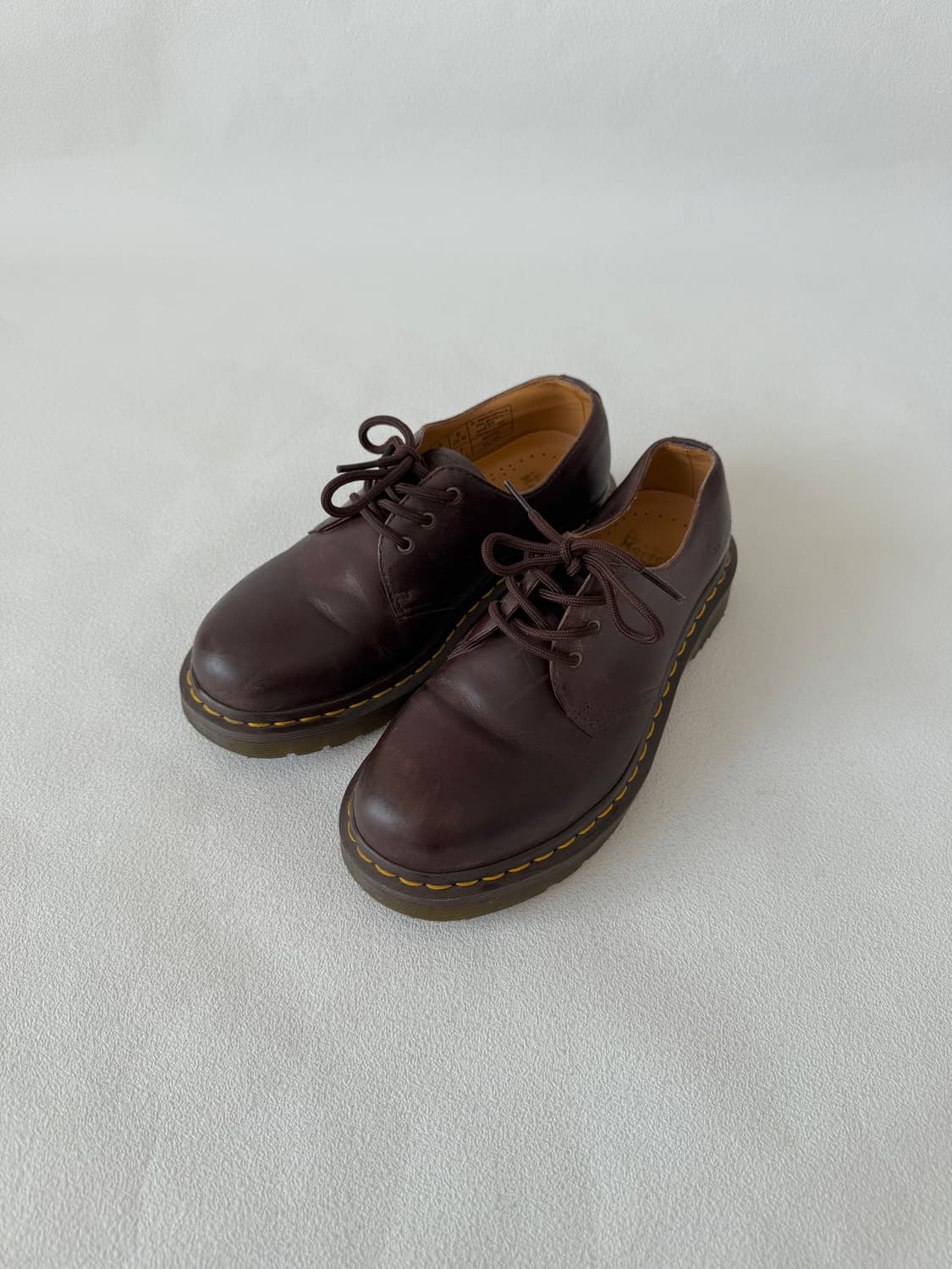 [EU38]닥터마틴(Dr.Marten) 3홀 레더 브라운 상품이미지4