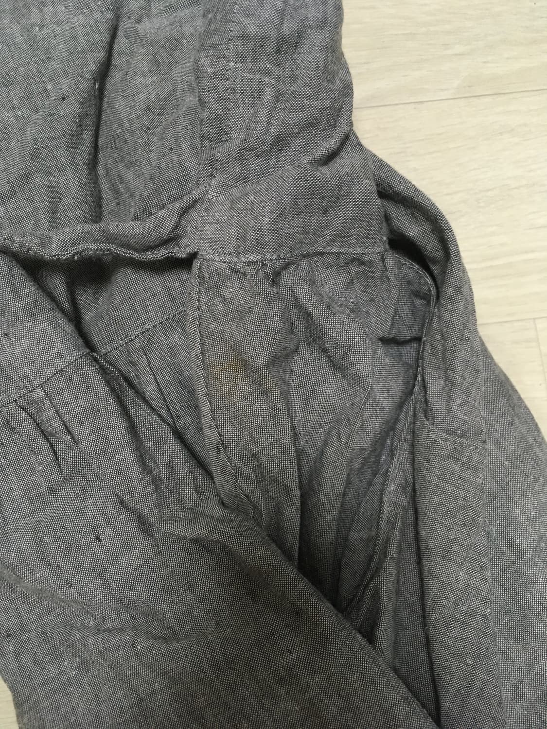 일본빈티지 모리걸 그레이 민소매 슬리브리스 원피스 상품이미지3