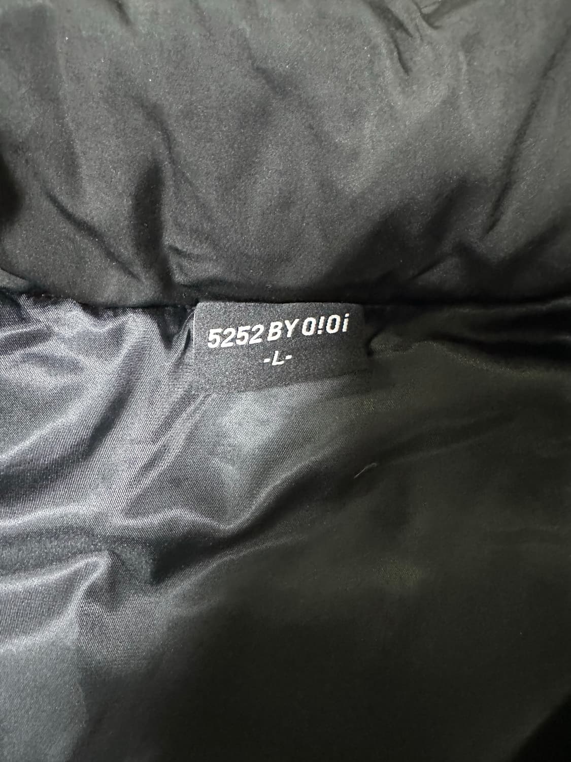 5252 by O!Oi의 블랙 덕다운 패딩 상품이미지3