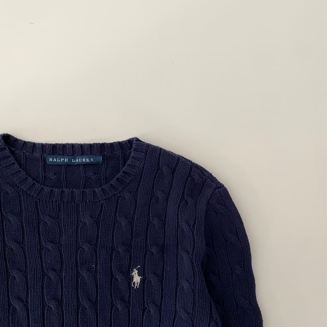 S ) 폴로니트 케이블니트 A1600 상품이미지7