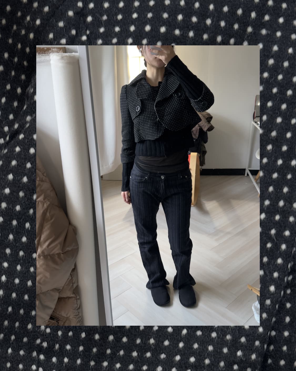 [FAISY] dot pattern short jacket 상품이미지3