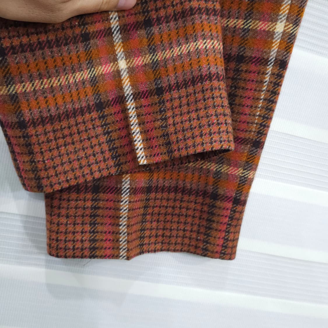 80s ISSEY MIYAKE IS 스포츠 체크울 팬츠- 우먼25 상품이미지6