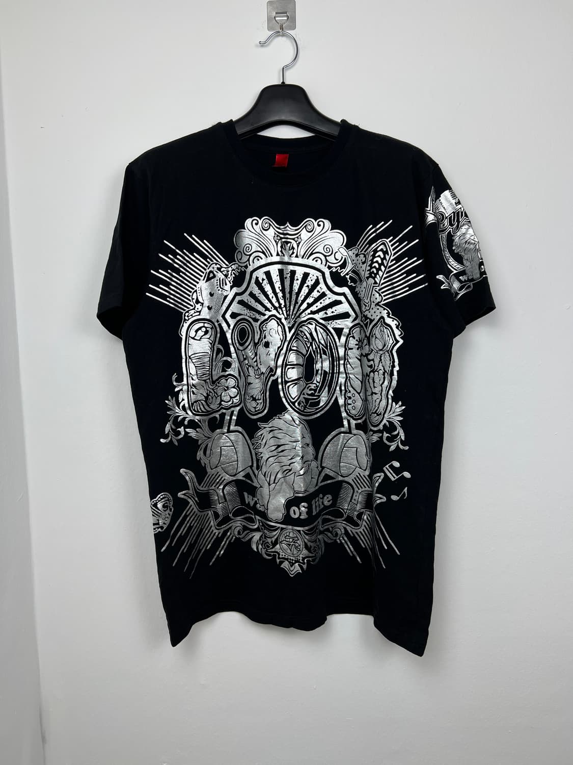 T073 JPN실버 프린팅 반팔티셔츠 상품이미지1