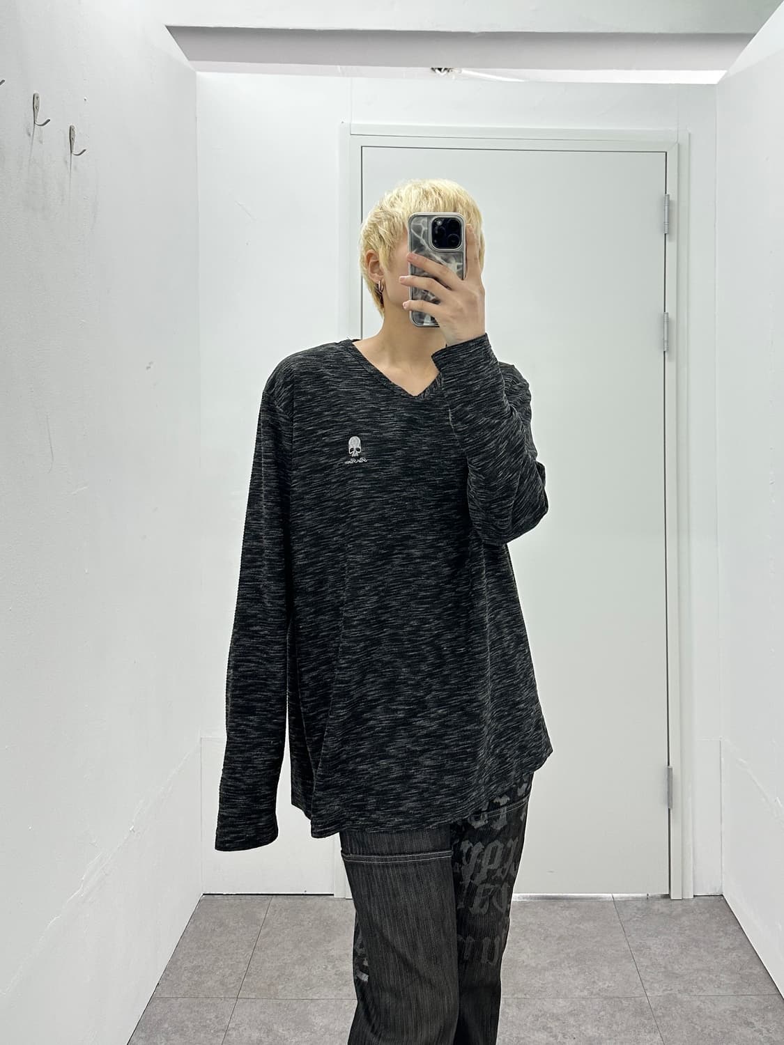 RE ROEN skull patch sleeve 상품이미지6
