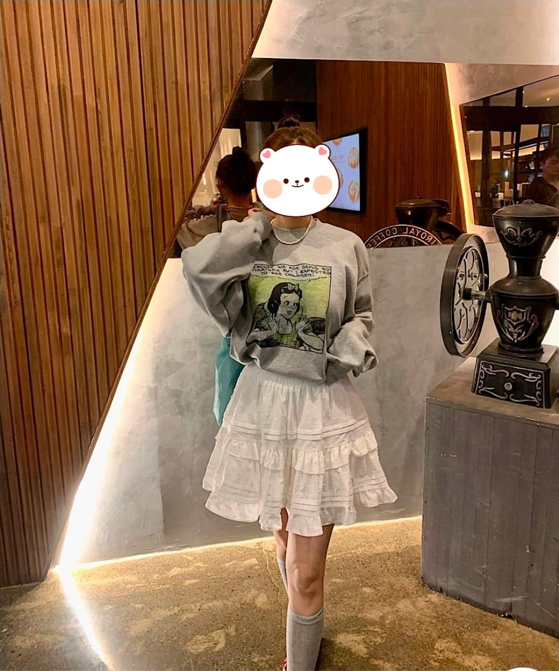 [새상품] 화이트 캉캉 스커트 속바지안감 상품이미지6