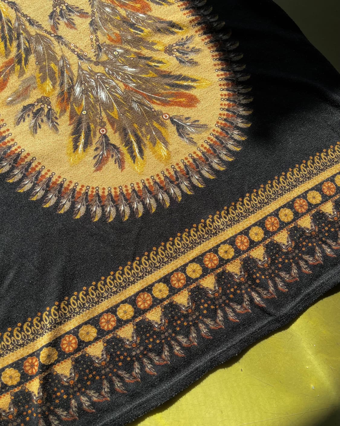 Jia You Indian Feather Print Summer Top 상품이미지7