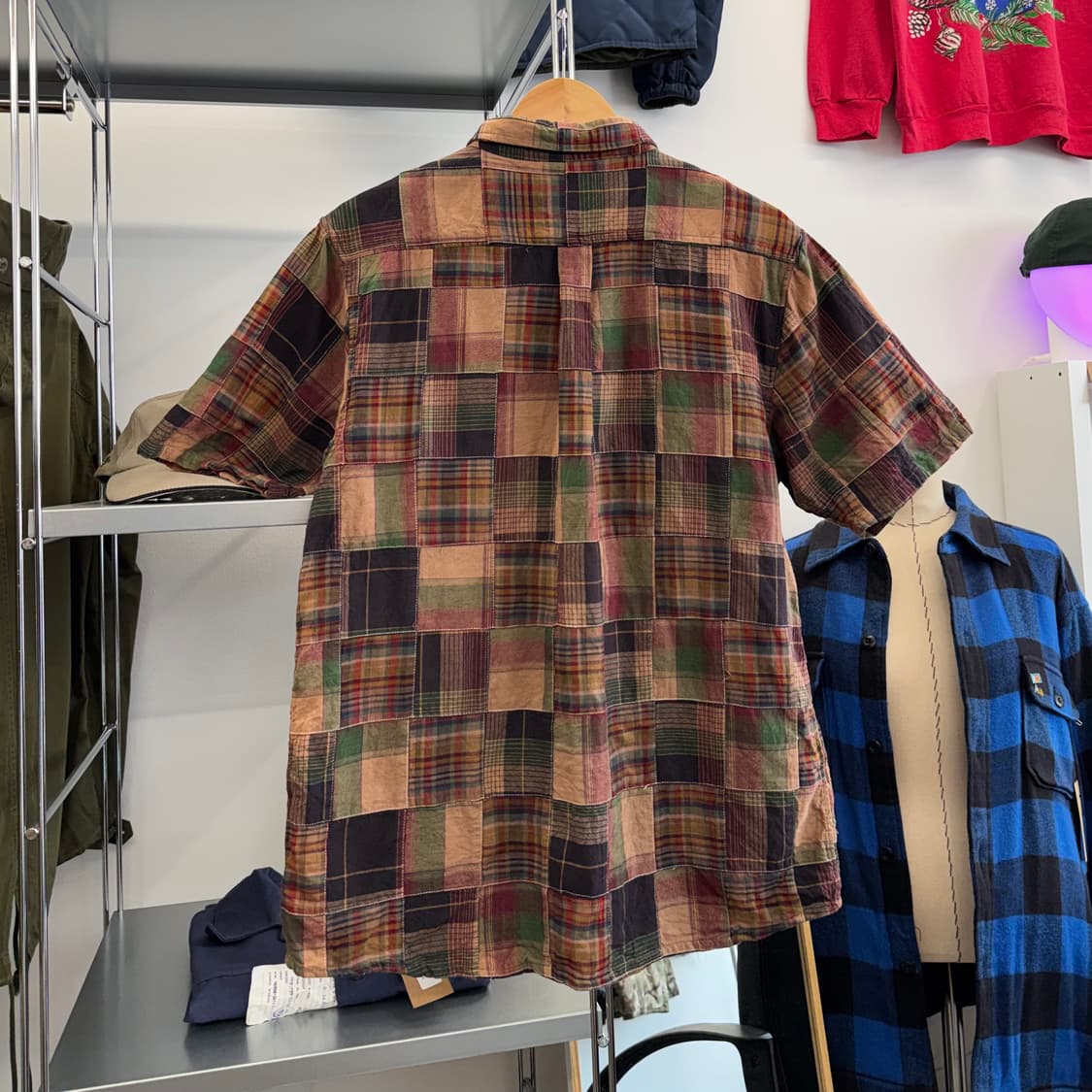 글로벌워크 제팬 패치워크 셔츠 (L) 상품이미지3