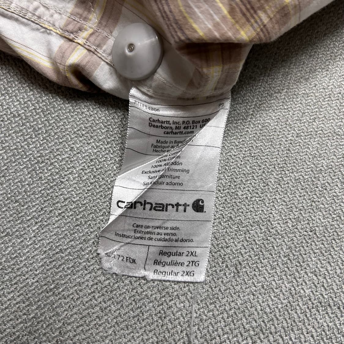 Carhartt 칼하트 체크패턴 반팔셔츠 상품이미지8