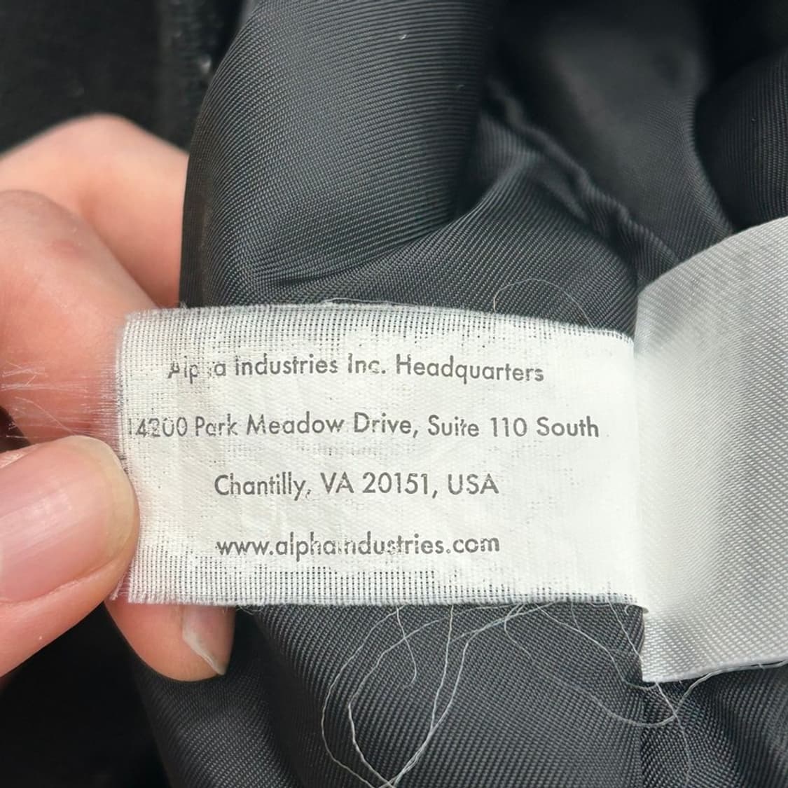 알파인더스트리 블랙 B-15 자켓 M 상품이미지9