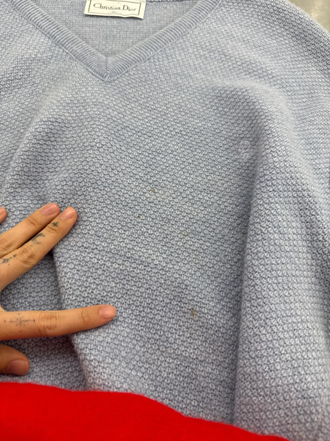 크리스찬디올 V넥 니트 상품이미지3