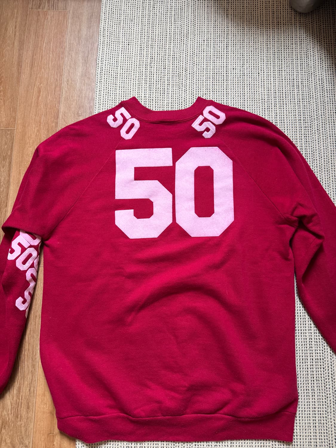 90s USA 크레이지 그래픽 빈티지 스웻셔츠 상품이미지4