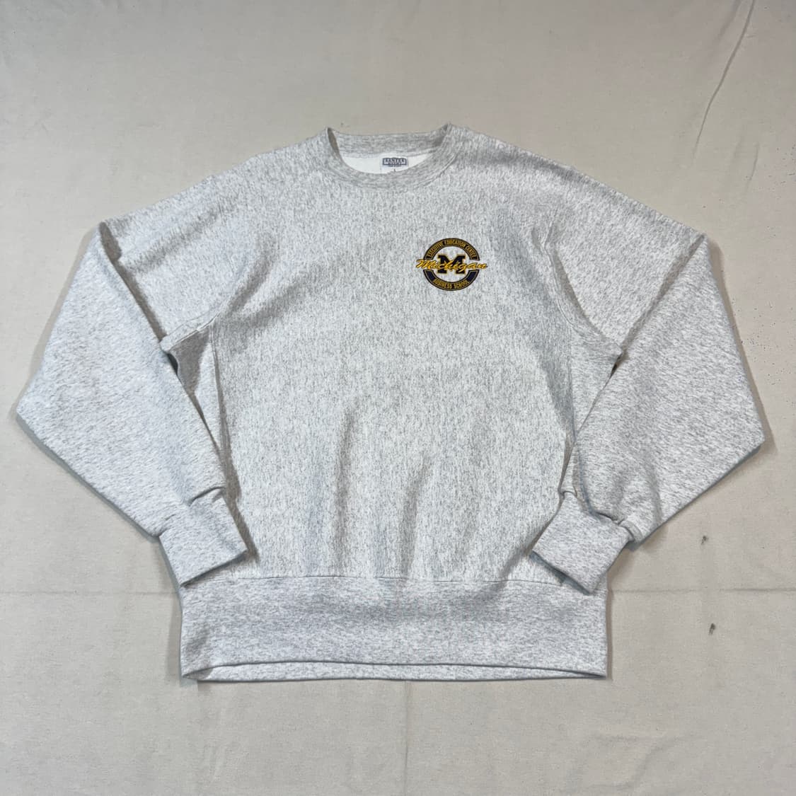 L) 90s USA SANTEE 헤비웨이트 리버스위브 맨투맨 상품이미지1