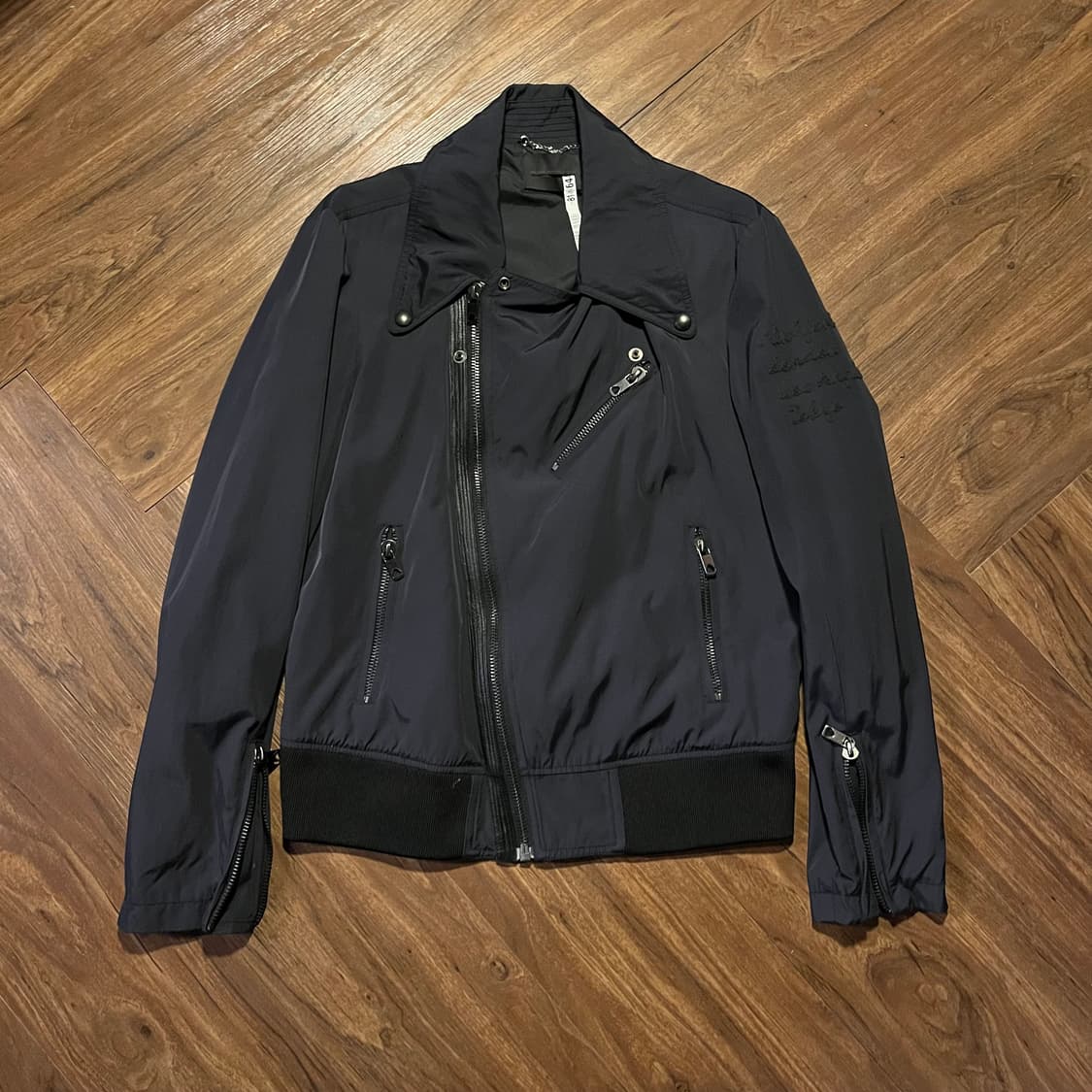 Diesel Black Gold 코튼 나일론 라이더 자켓 상품이미지2