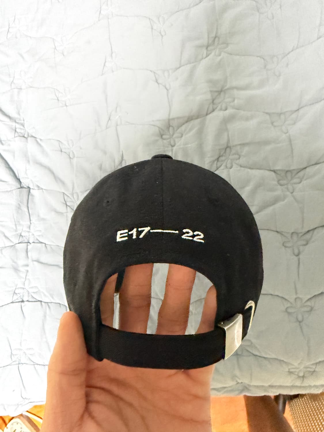 아미스 와펜 볼캡 블랙 실착1회 새상품급 판매 상품이미지4