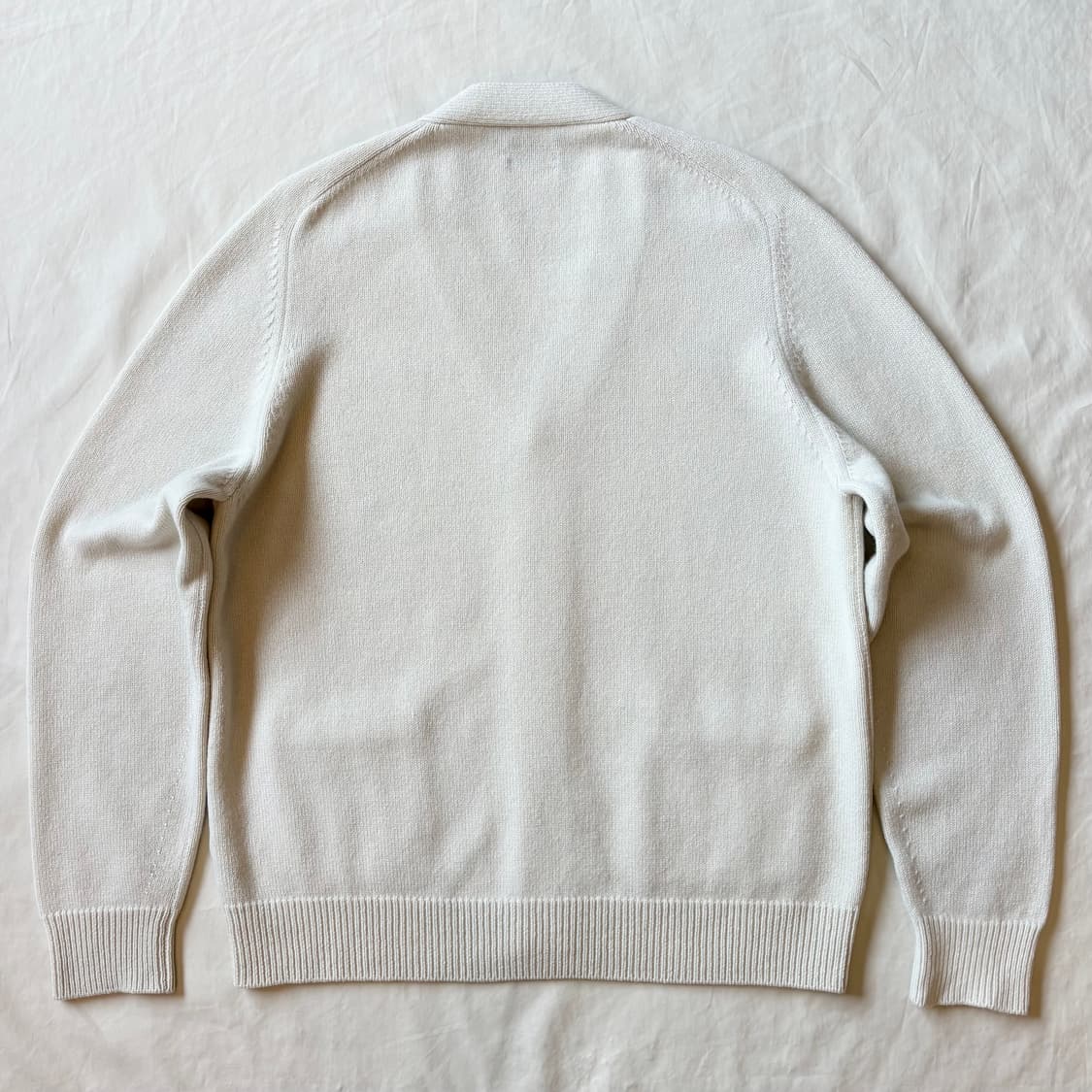 (XL) Drake’s 드레익스 에크루 램스울 6B 카디건 상품이미지9