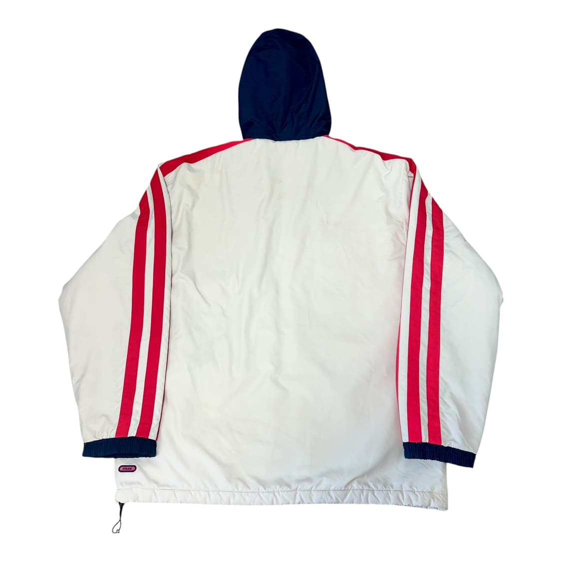 아디다스 올드스쿨 레드삼선 누빔 바람막이 점퍼 상품이미지2