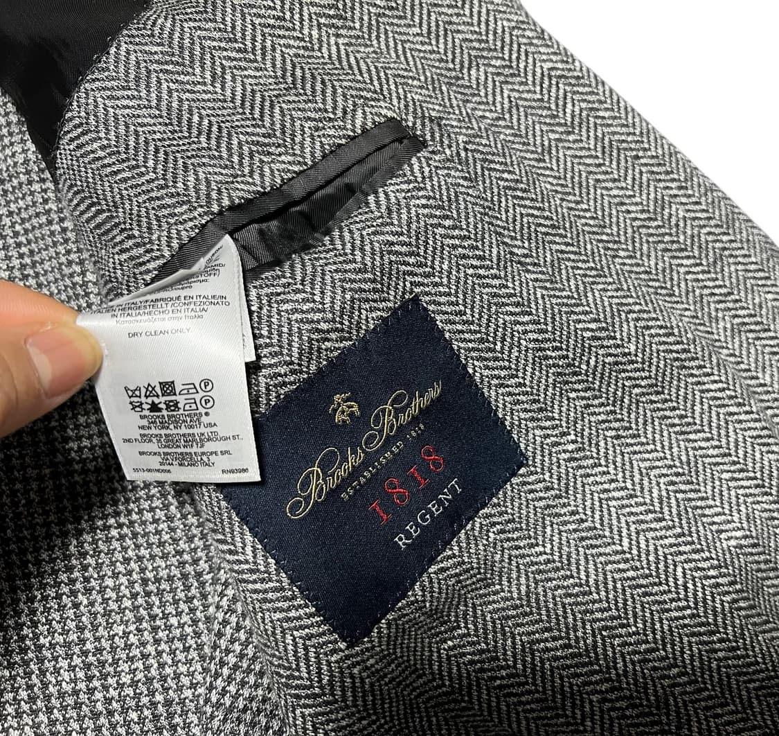 브룩스 브라더스 헤링본 REGENT 블레이져(Made in Italy) 상품이미지4
