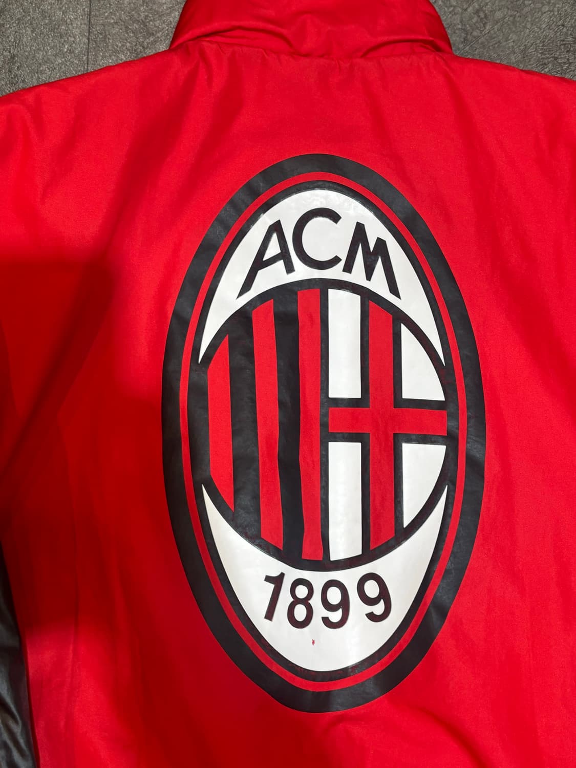 아디다스 올드스쿨 AC밀란 리버시블 양면 패딩 점퍼 105사이즈 상품이미지5